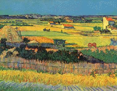Vincent Van Gogh Harvest at La Crau Germany oil painting art